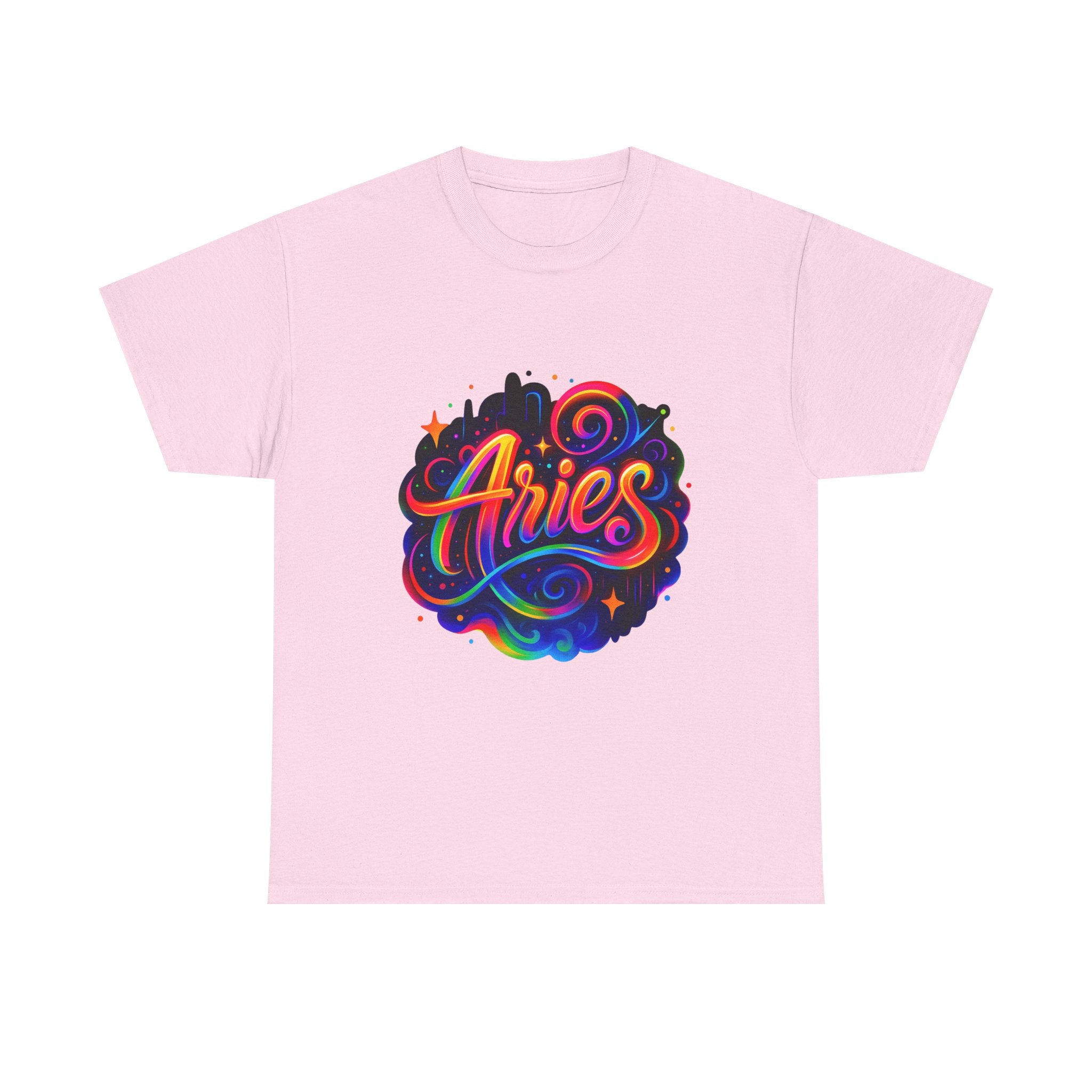 Neon Aries Zodiac Tee