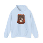 Ghost Book Reading Teacher Halloween Librarian Hoodie