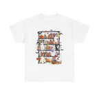 Ghost Reading Books Halloween Book Lover T-Shirt
