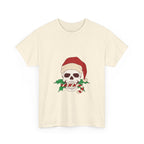 Candy Cane Skull Graphic Tee