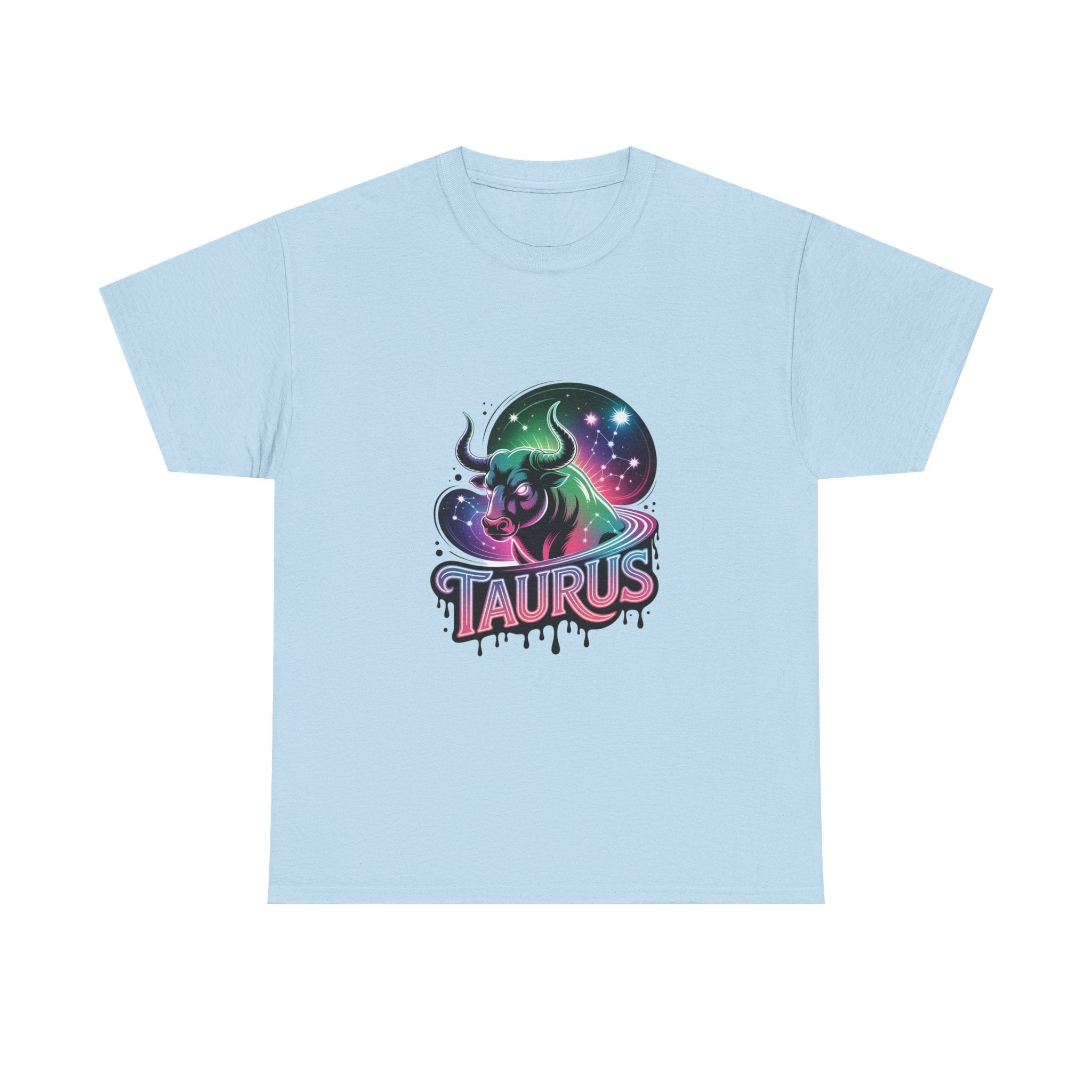 Neon Taurus Zodiac Tee