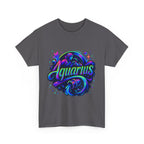 Neon Aquarius Zodiac Tee
