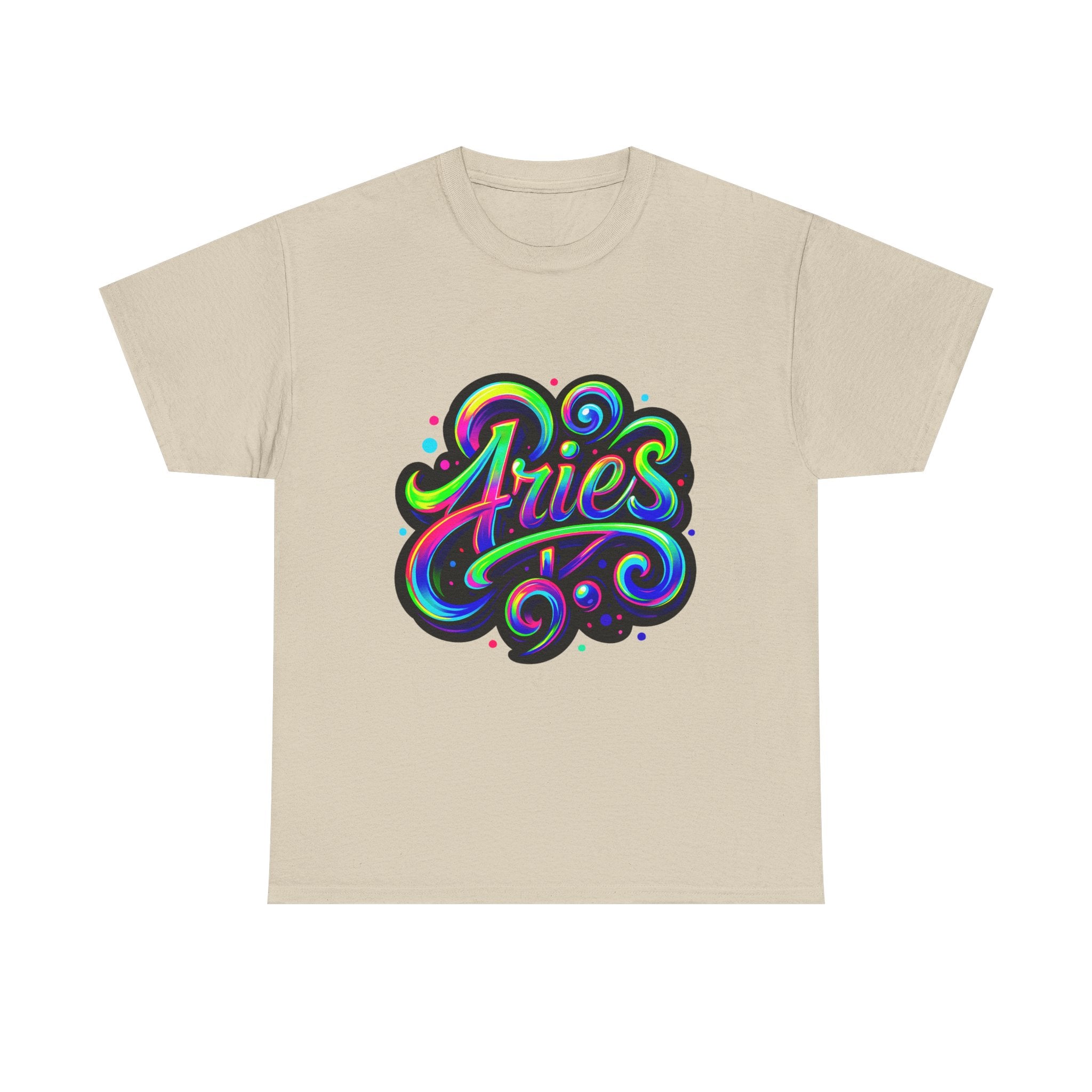 Neon Aries Zodiac Tee