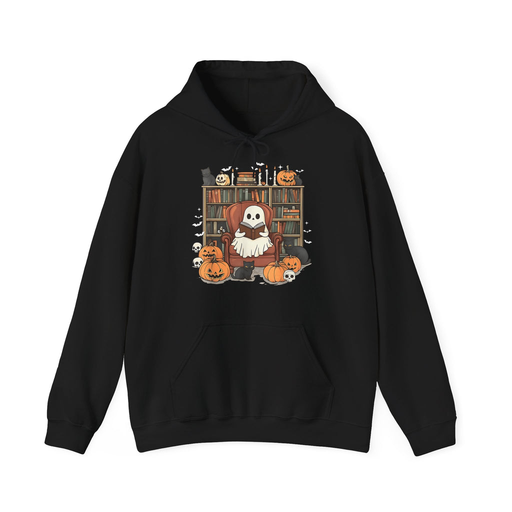 Ghost Library Halloween Hoodie