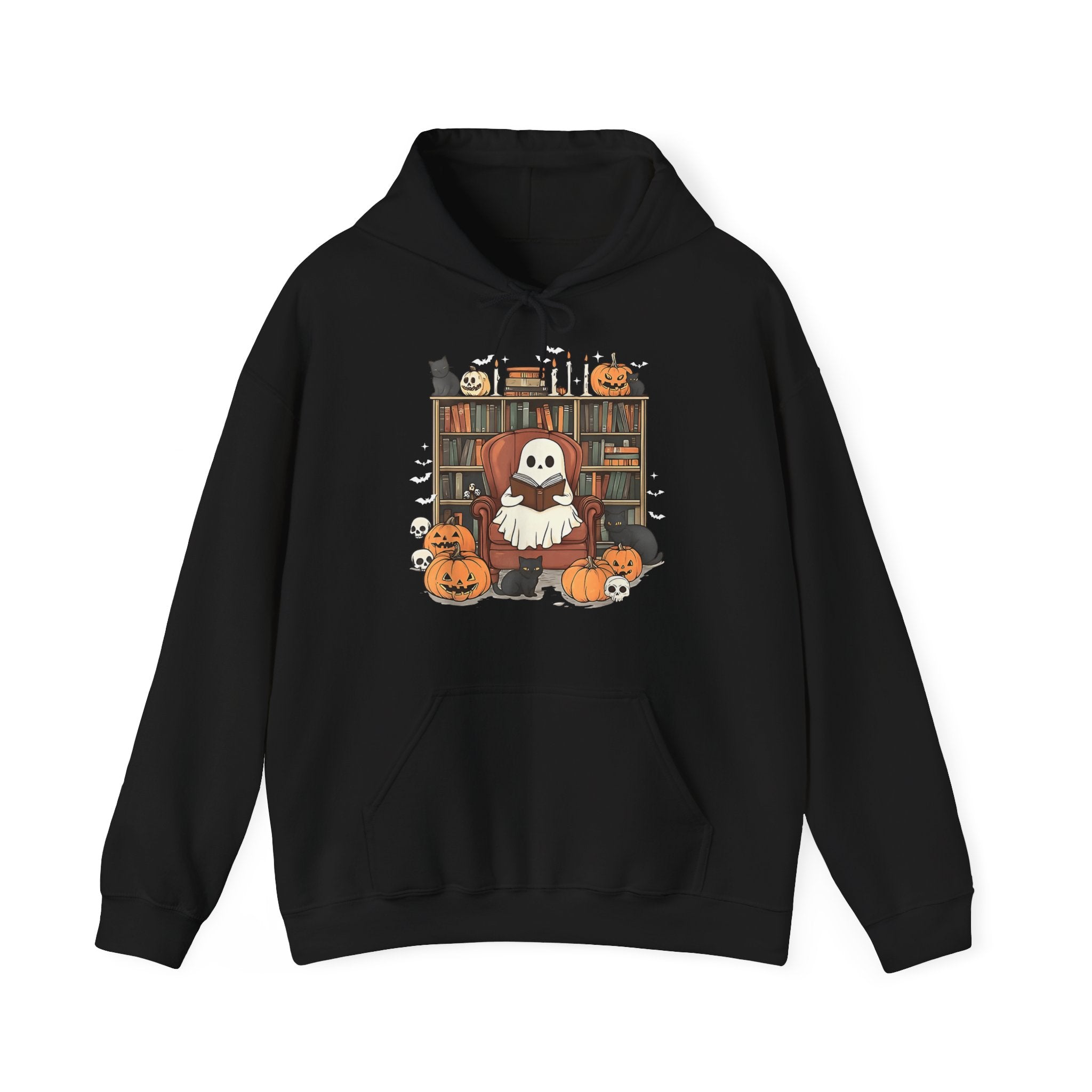 Ghost Library Halloween Hoodie