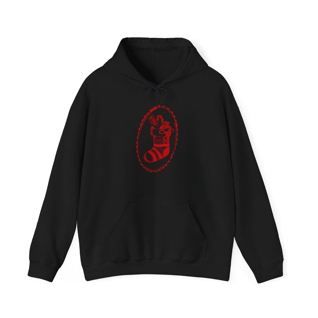 Red Christmas Stocking Hoodie