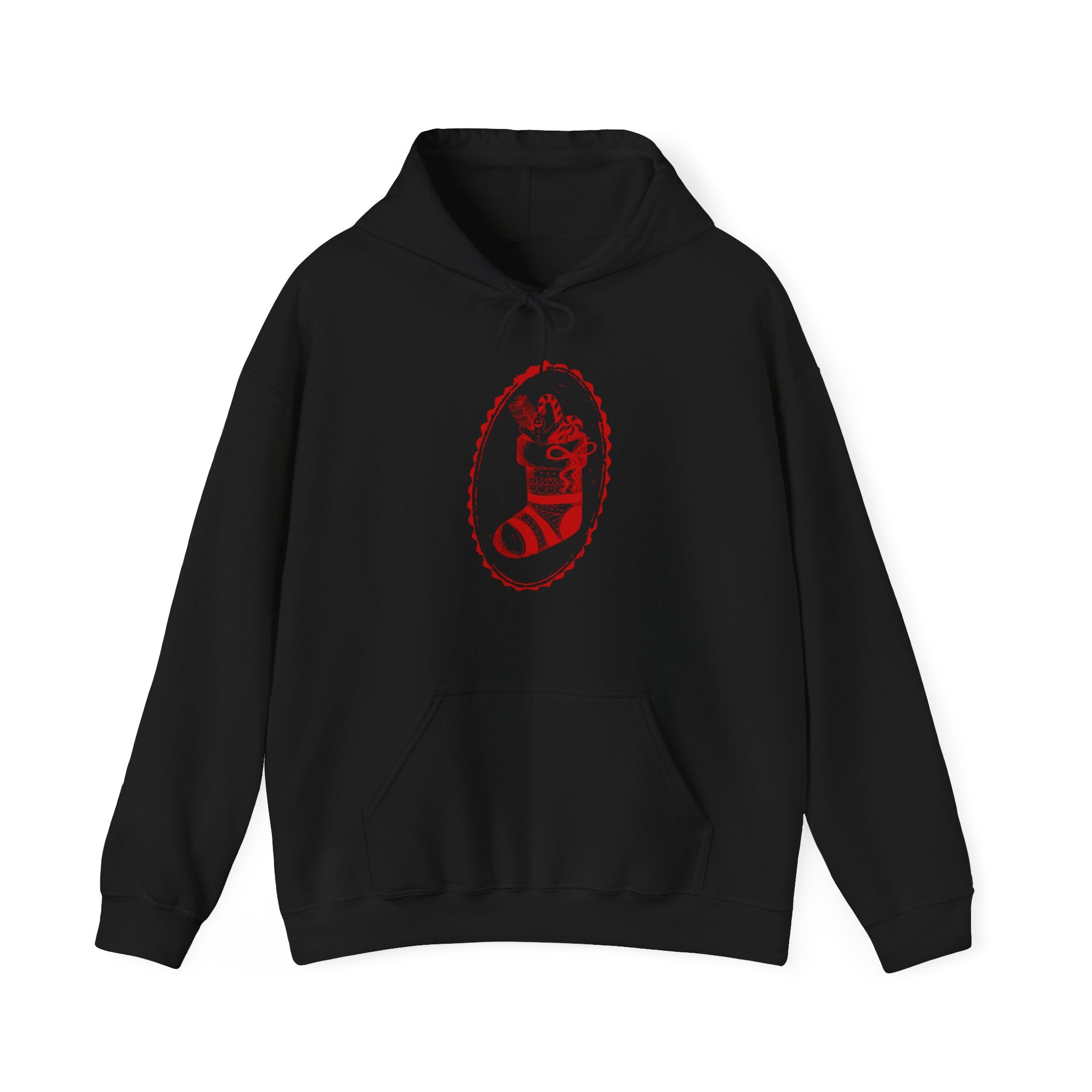 Red Christmas Stocking Hoodie