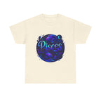Neon Pisces Zodiac Tee