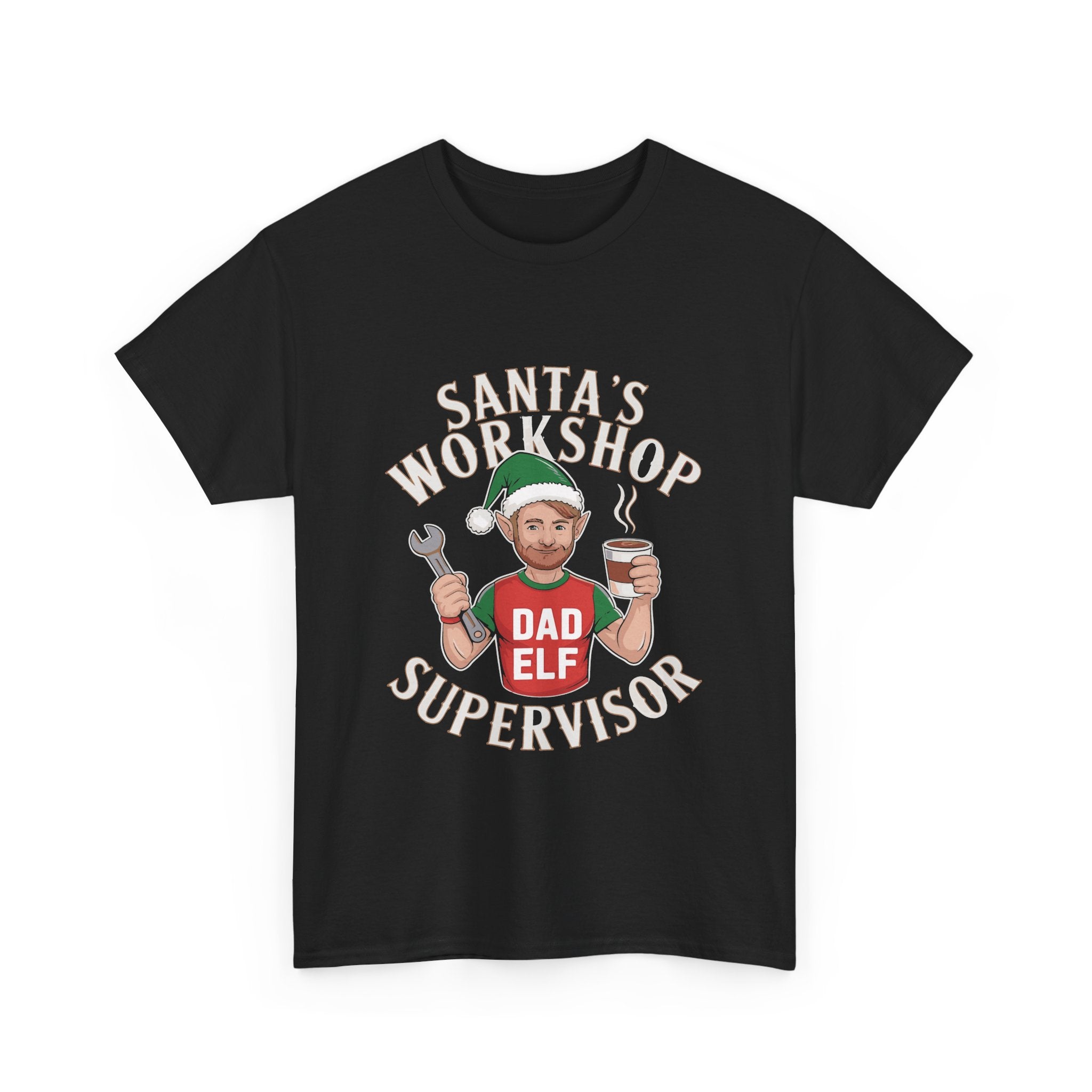 Santa's Workshop Supervisor graphic Tee