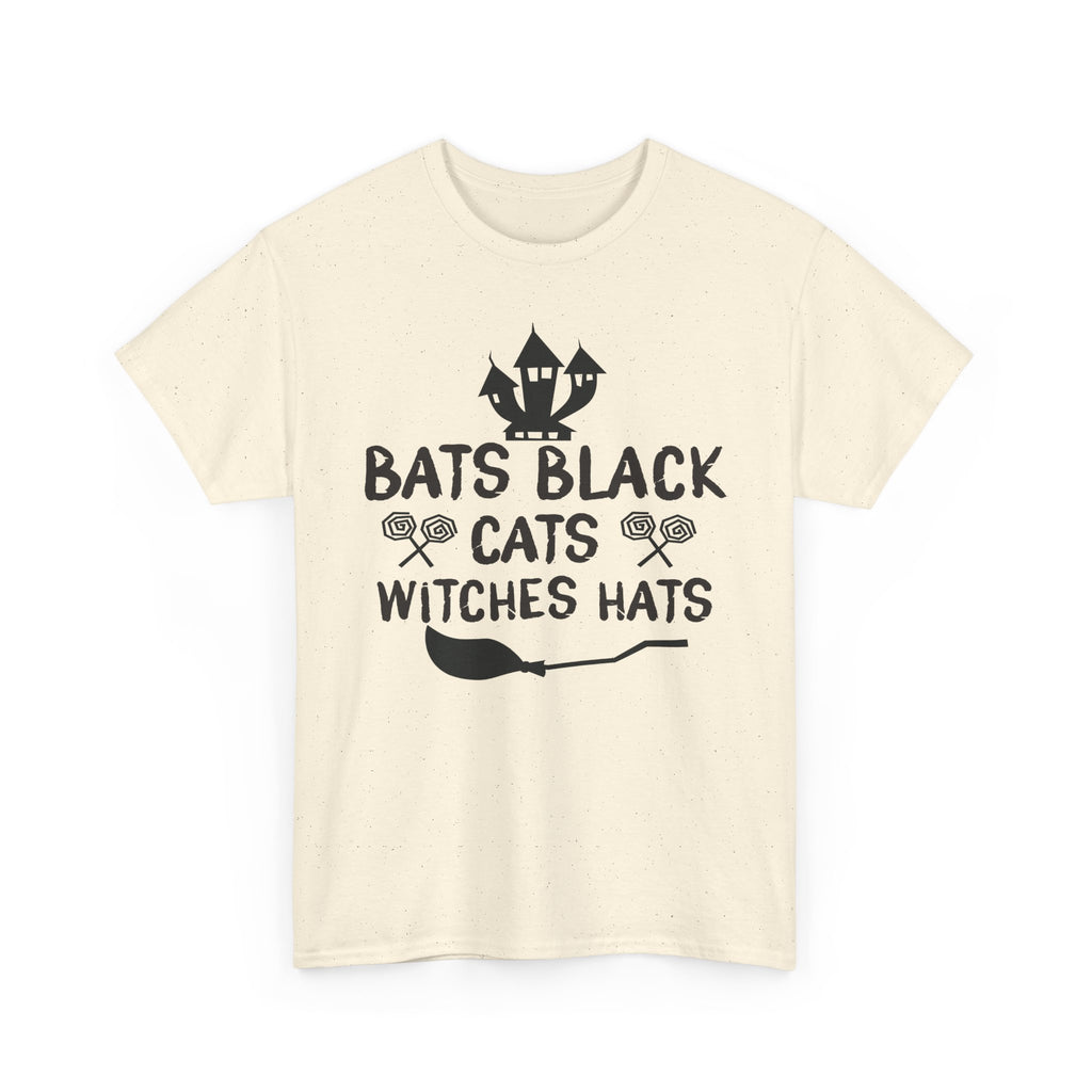 Bats Black Cats Witch Hats Tee