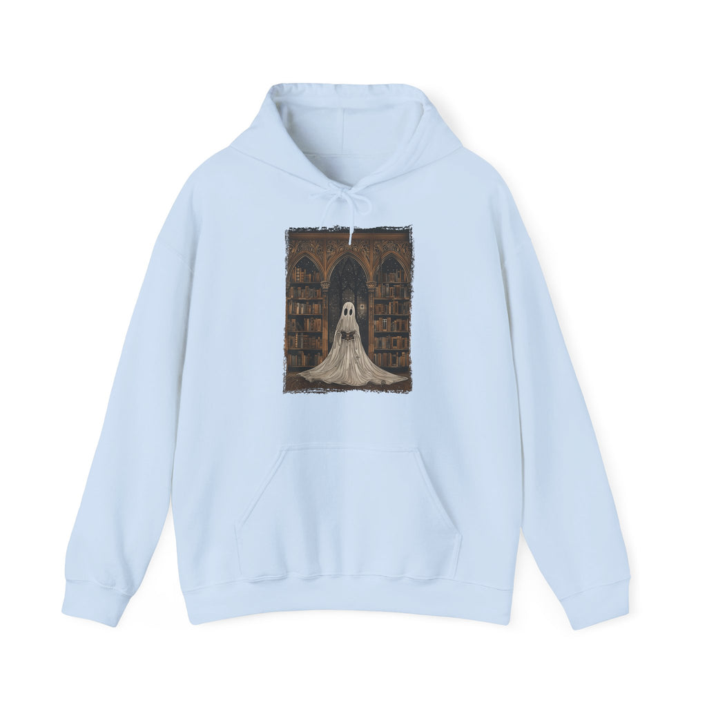 Reading Ghost Library Halloween Librarian Women Hoodie