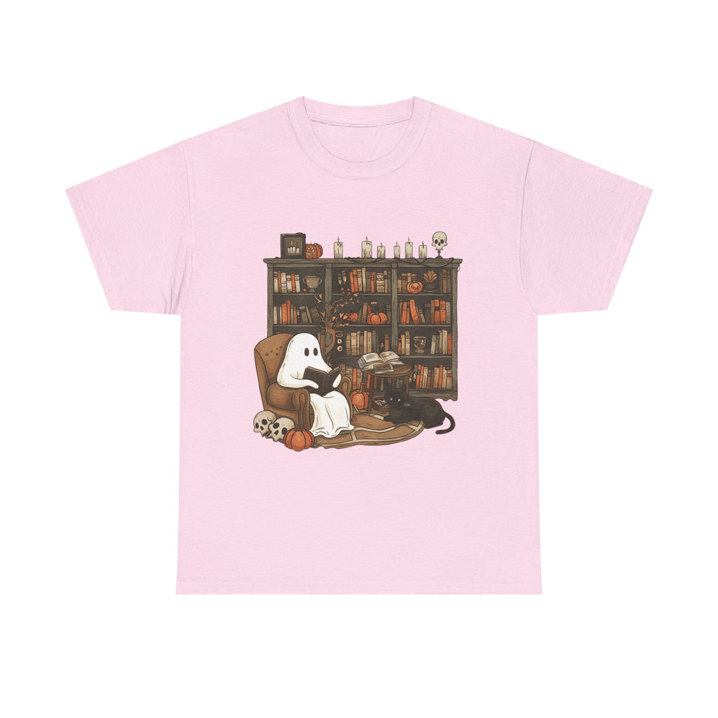 Ghost Reading Book Halloween Book Clubs Tee