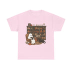 Ghost Reading Book Halloween Book Clubs Tee