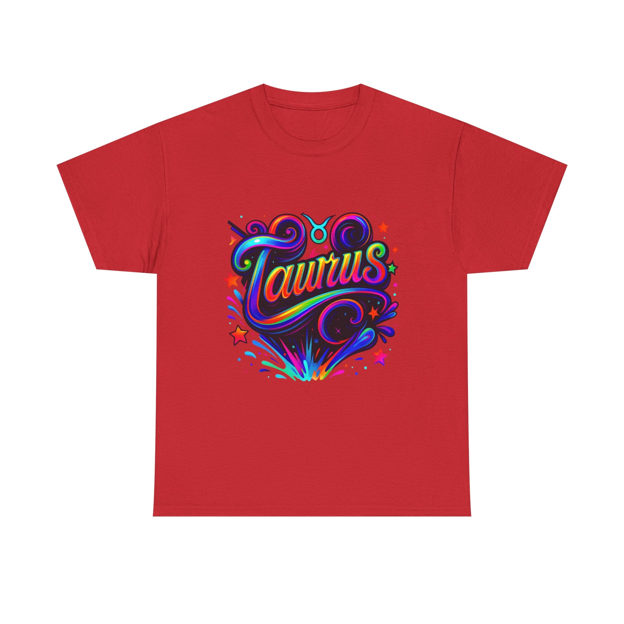 Neon Taurus Zodiac Tee