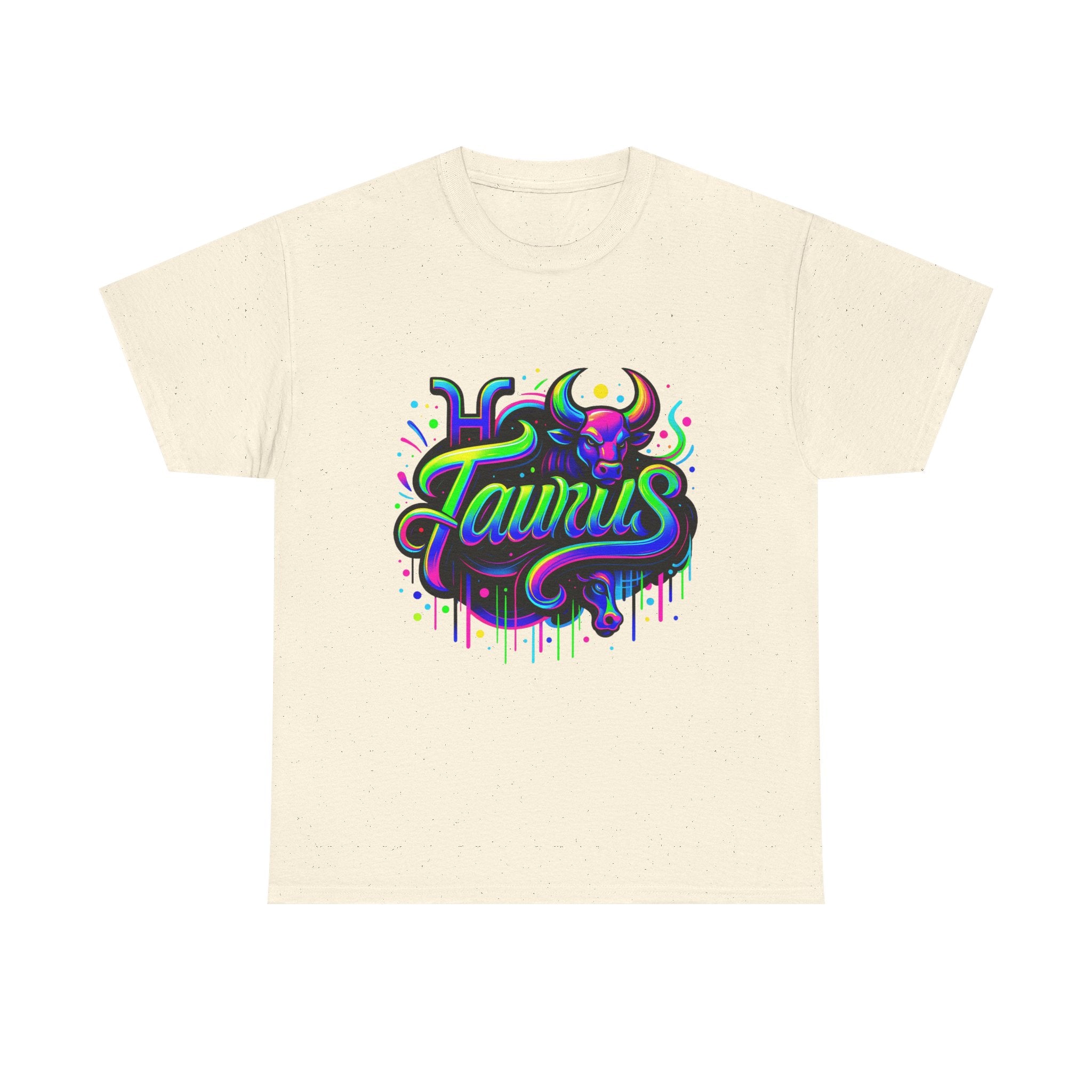 Neon Taurus Zodiac Tee