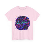 Neon Sagittarius Zodiac Tee