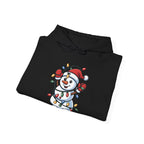 Christmas Lights Snowman Hoodie