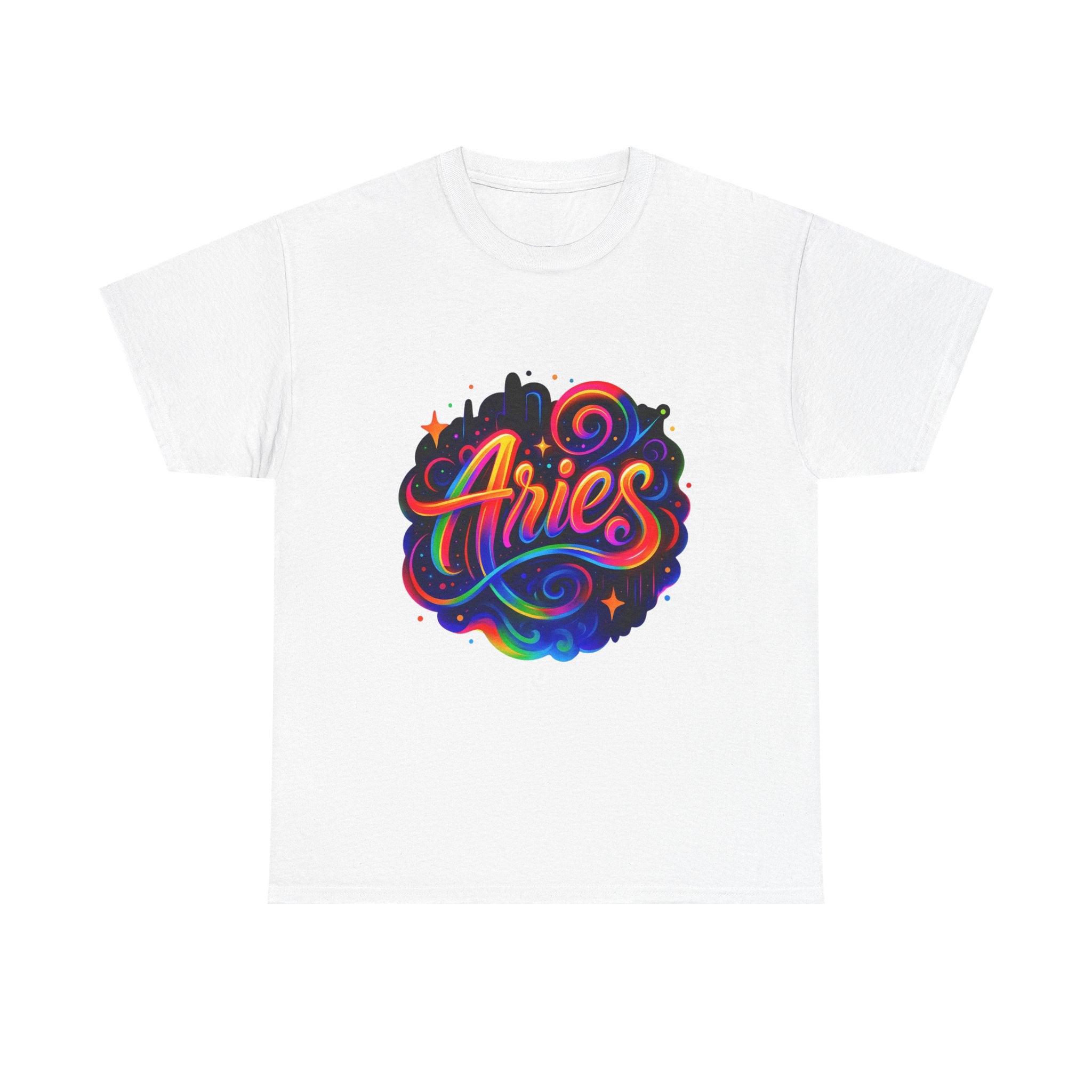 Neon Aries Zodiac Tee