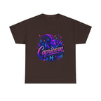 Neon Capricorn Zodiac Tee