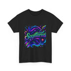 Neon Sagittarius Zodiac Tee