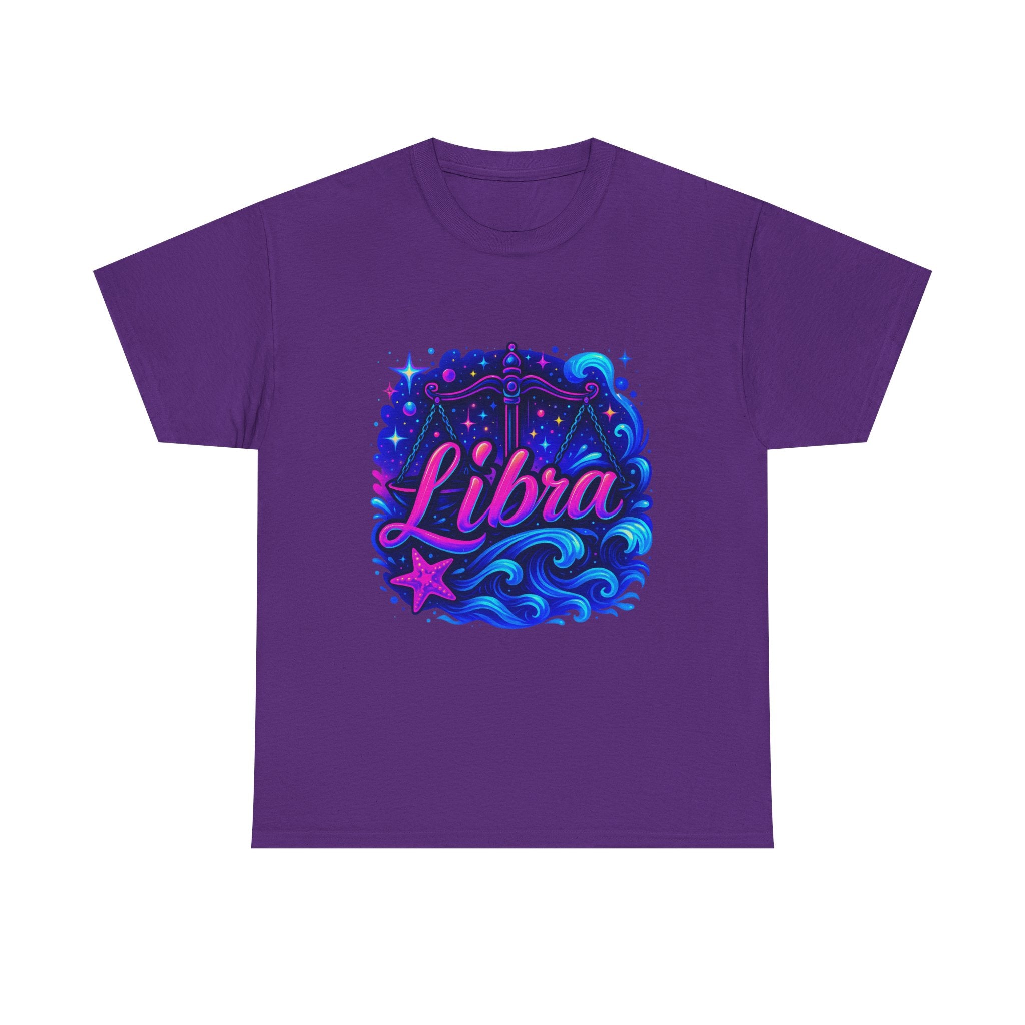 Neon Libra Zodiac Tee