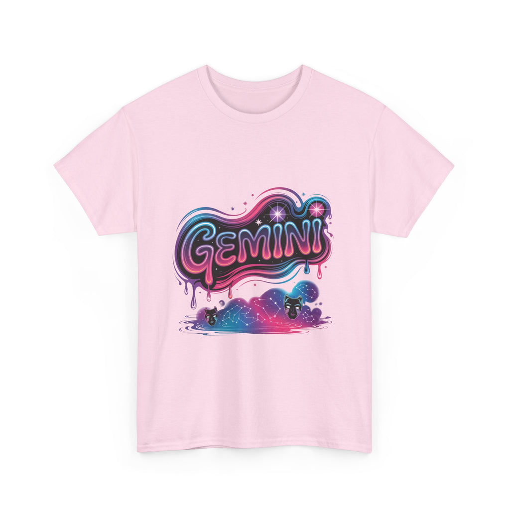 Neon Gemini Zodiac Tee