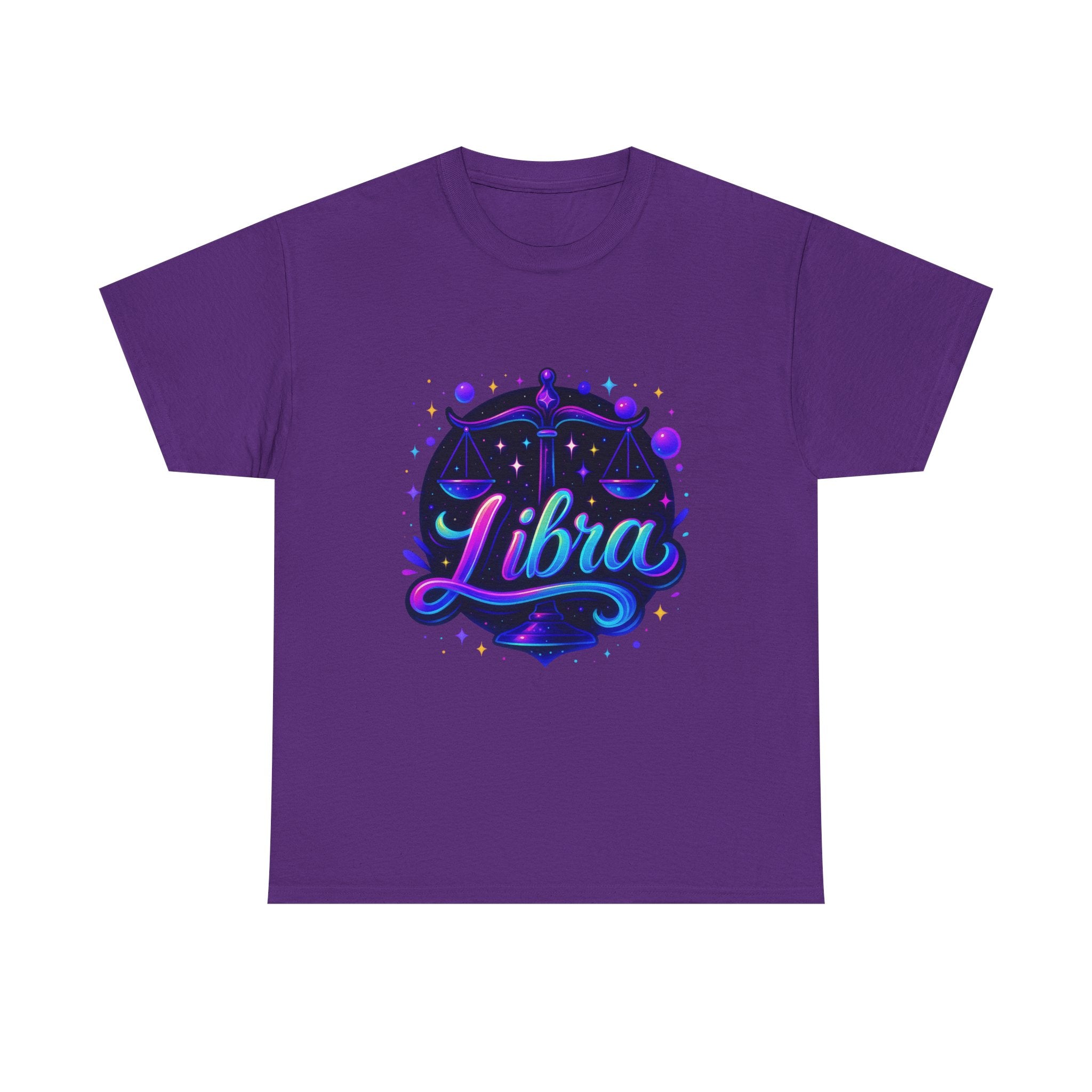 Neon Libra Zodiac Tee