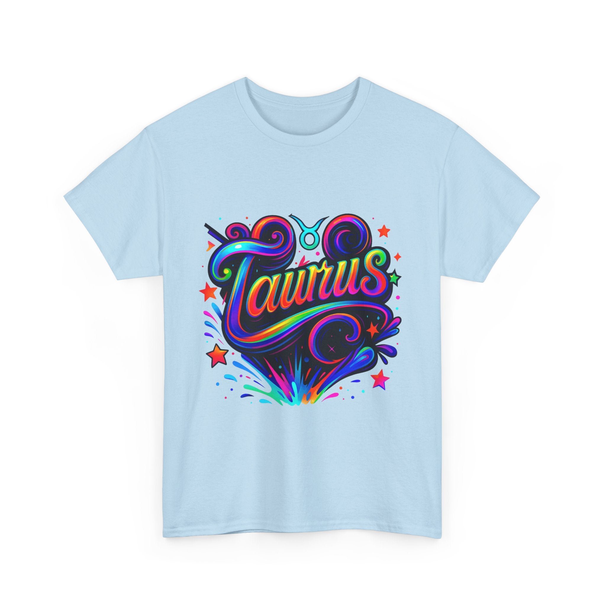 Neon Taurus Zodiac Tee