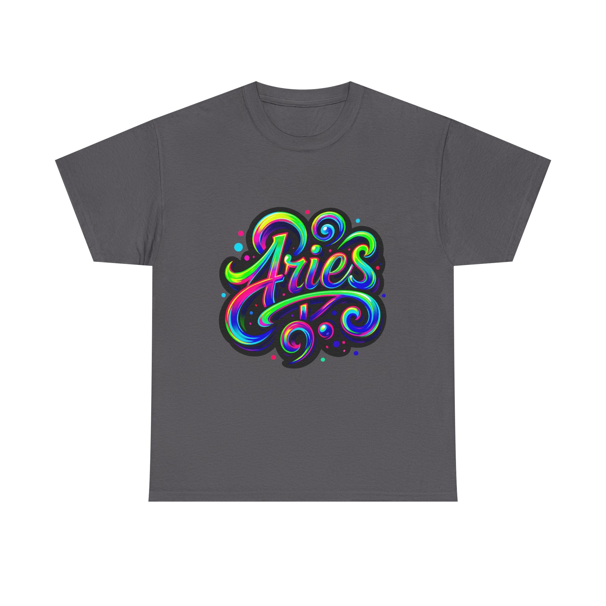 Neon Aries Zodiac Tee