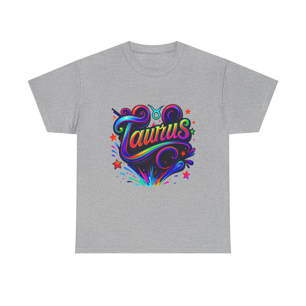 Neon Taurus Zodiac Tee