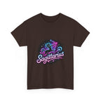 Neon Sagittarius Zodiac Tee