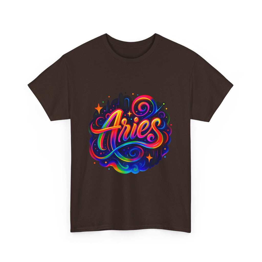 Neon Aries Zodiac Tee