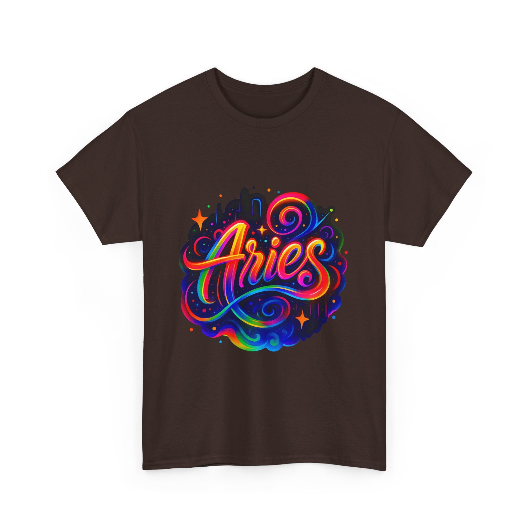 Neon Aries Zodiac Tee