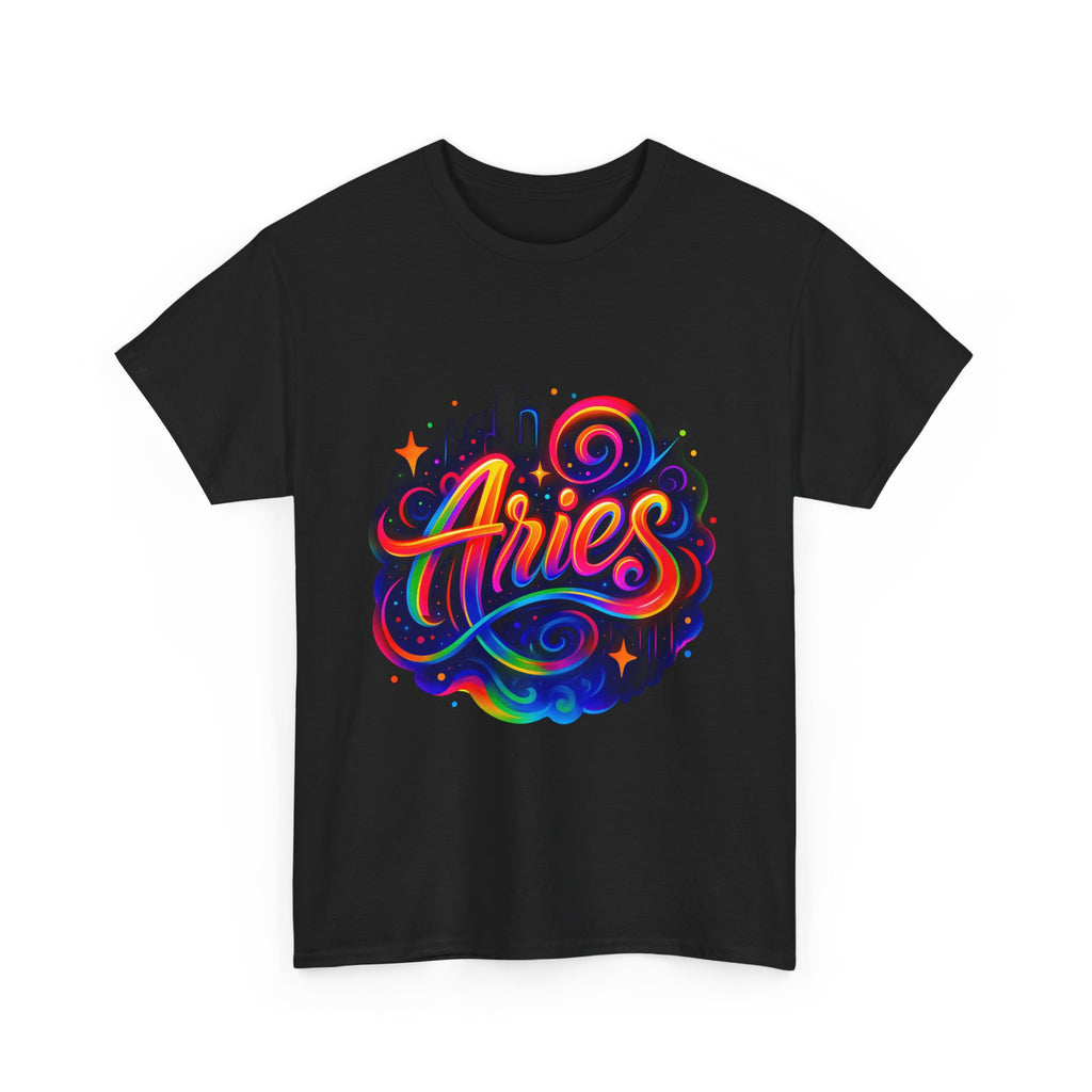Neon Aries Zodiac Tee