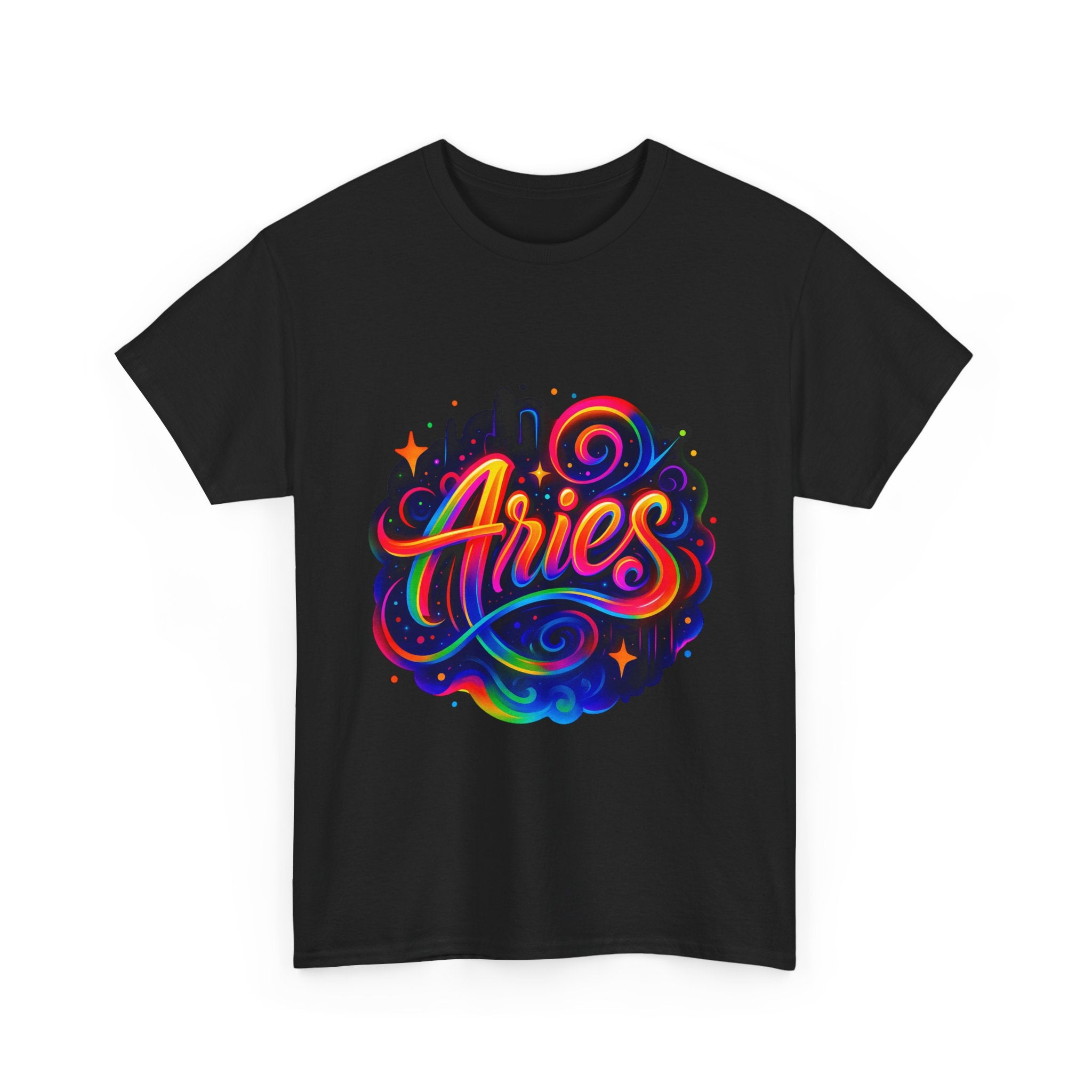 Neon Aries Zodiac Tee