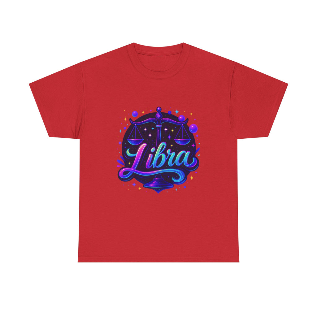 Neon Libra Zodiac Tee