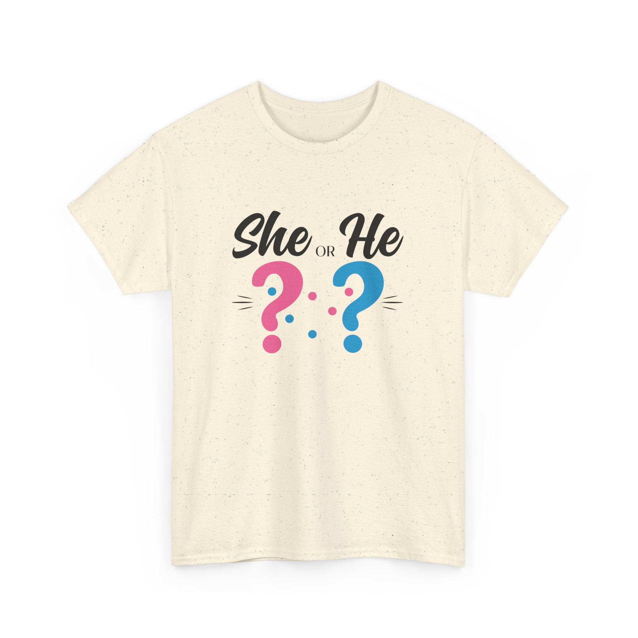 She Or He Gender Reveal Tee