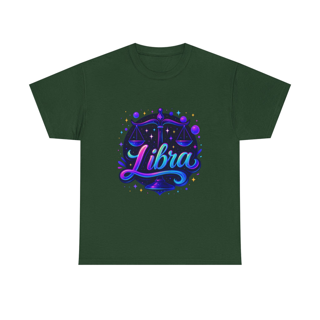 Neon Libra Zodiac Tee
