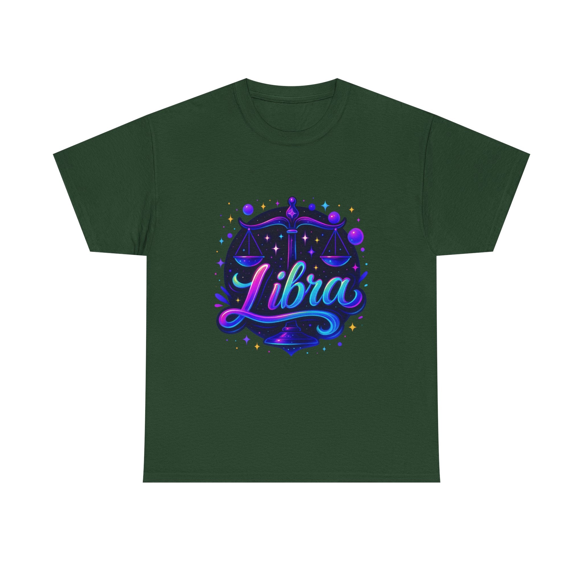 Neon Libra Zodiac Tee