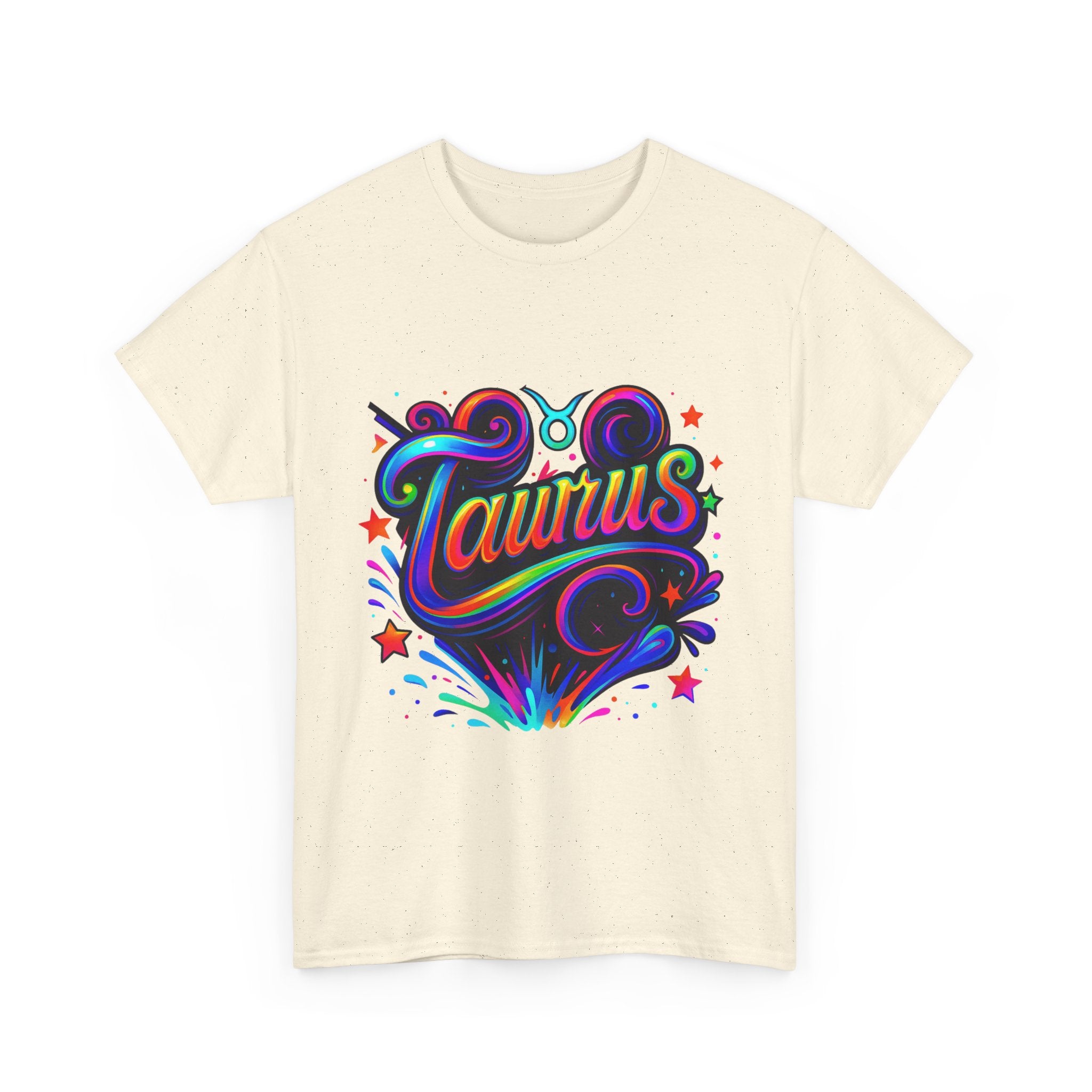 Neon Taurus Zodiac Tee