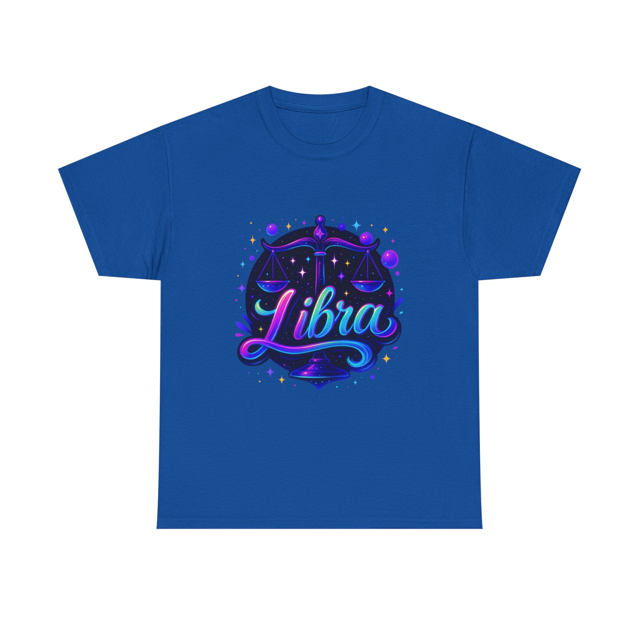 Neon Libra Zodiac Tee
