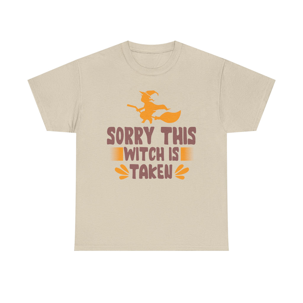 Sorry, This Witch Is Taken Halloween T-Shirt