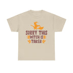 Sorry, This Witch Is Taken Halloween T-Shirt