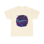 Neon Sagittarius Zodiac Tee