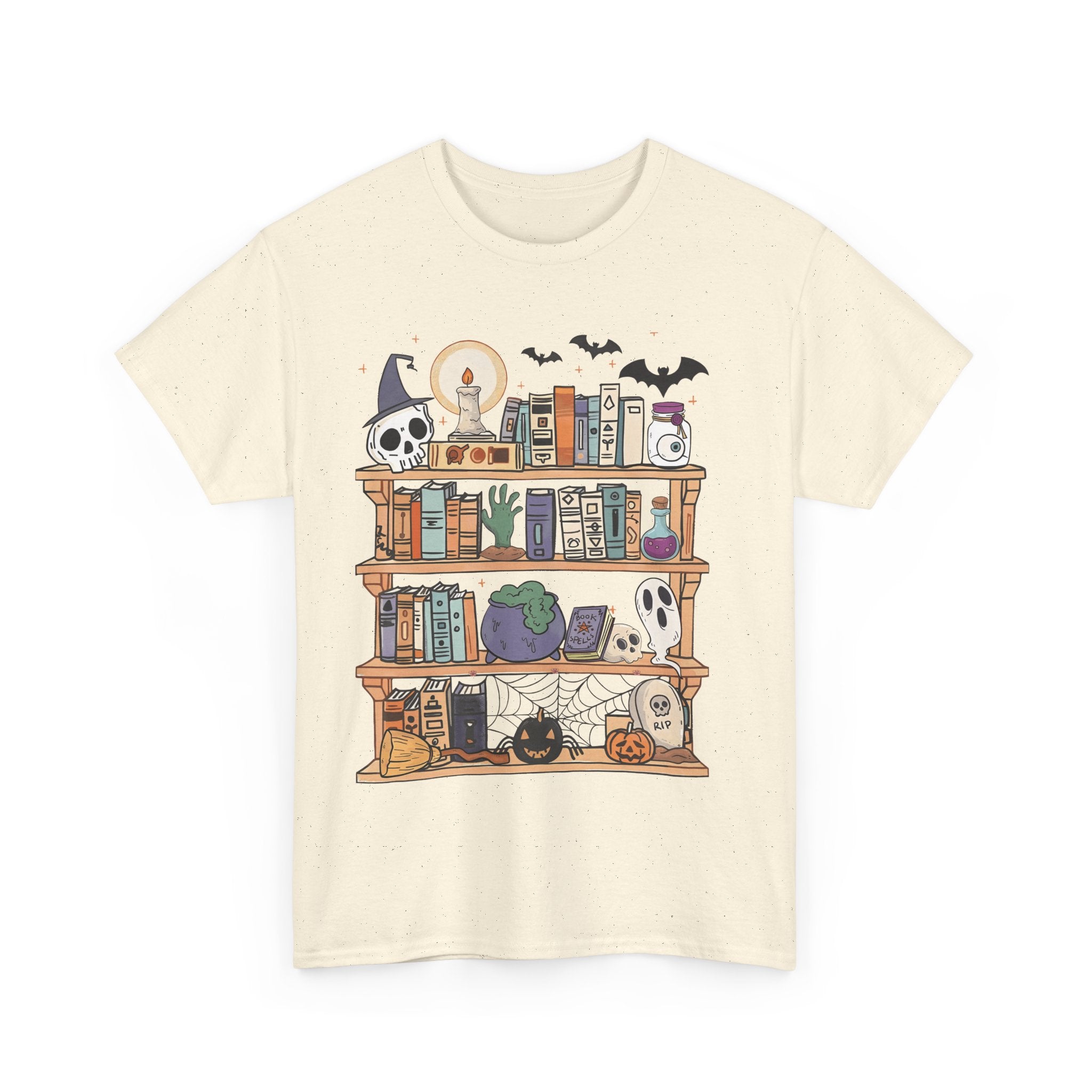 Spooky Reading Book Teacher Halloween back