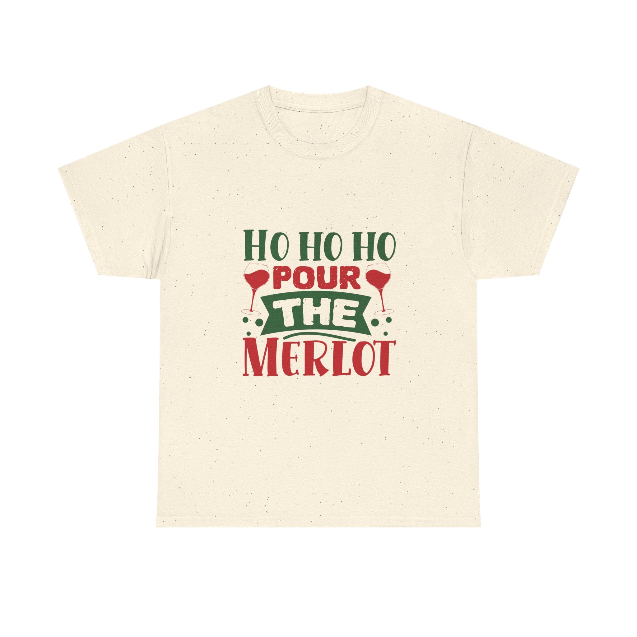 Christmas Wine Graphic Tee, Santa Claus Cotton Shirt, Holiday Merlot T-Shirt, Festive Unisex Top, Xmas Alcoholic Apparel