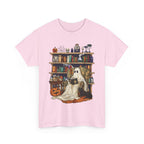 Ghost Book Reading Halloween Books Lover Teacher Kids T-Shirt