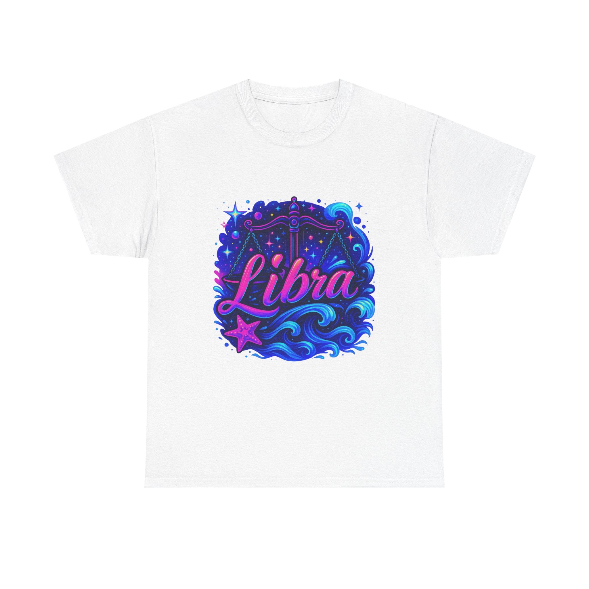 Neon Libra Zodiac Tee