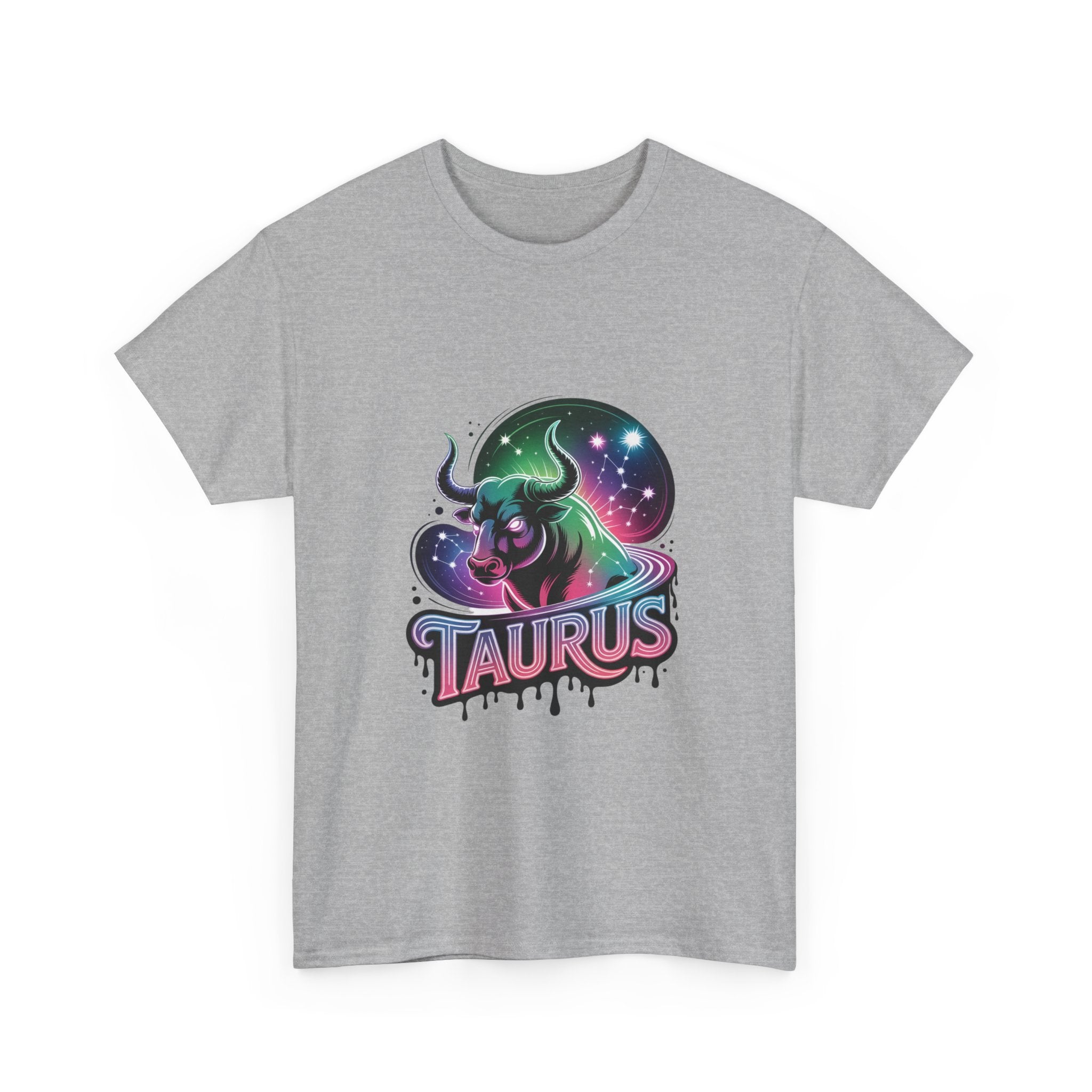 Neon Taurus Zodiac Tee