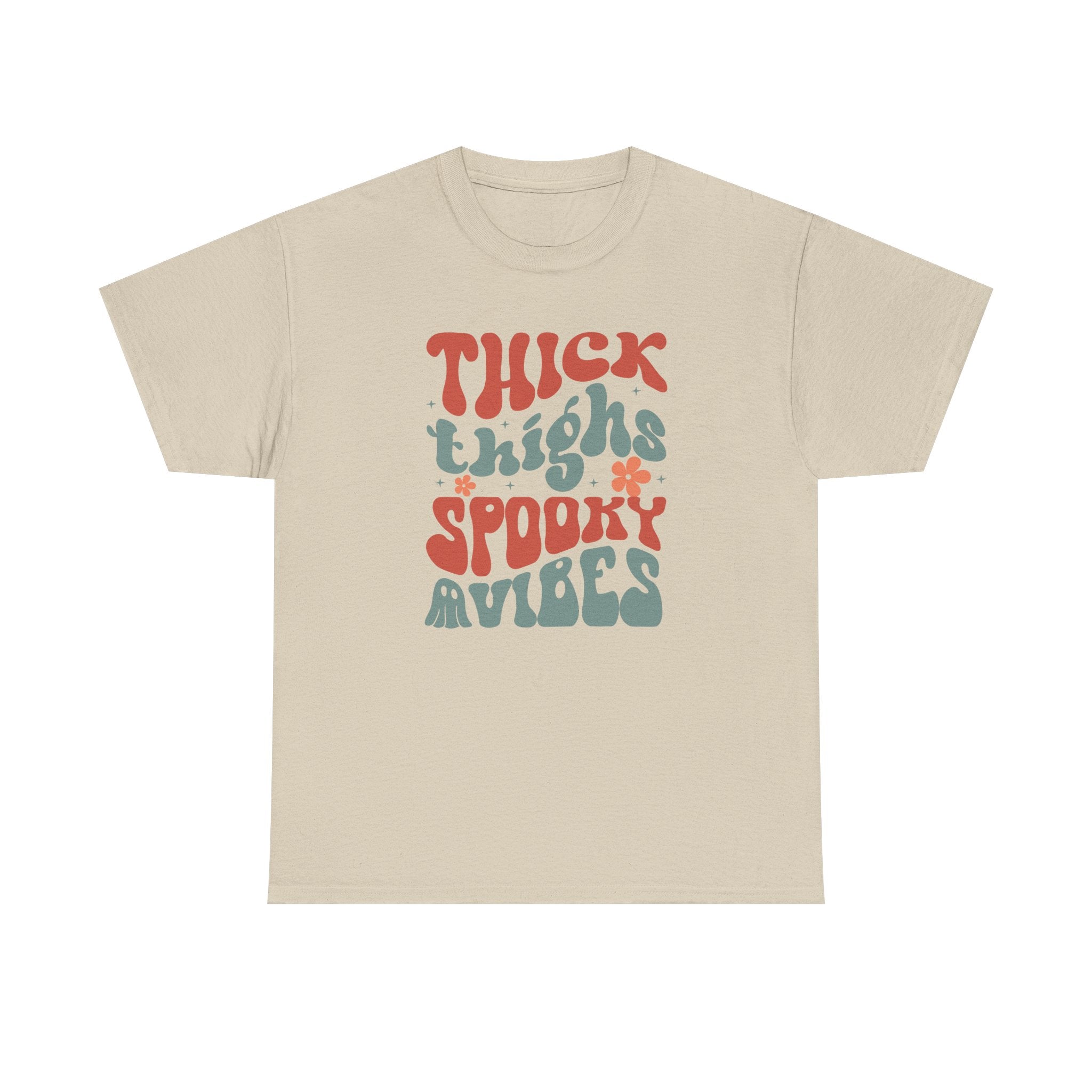 Thick Thighs Spooky Vibes Halloween Tee